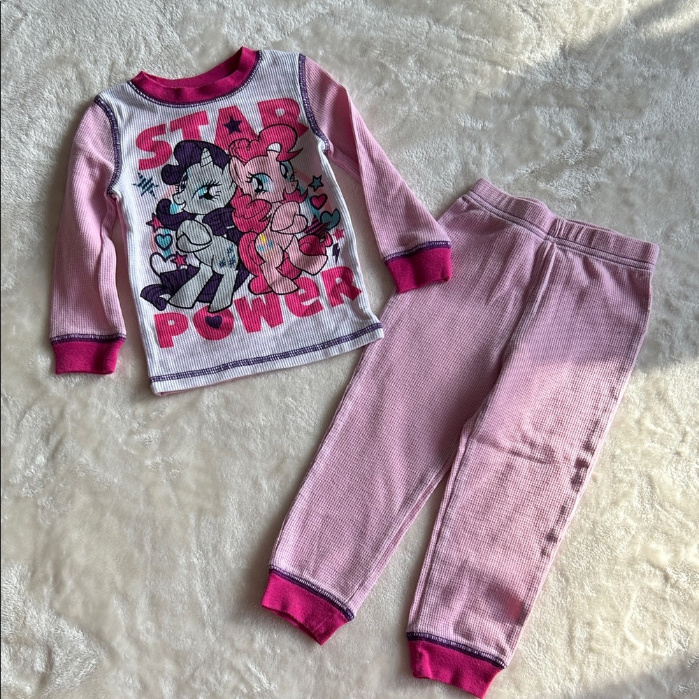 My Little Pony Star Power Pajama Set - Pink and Purple Size 2